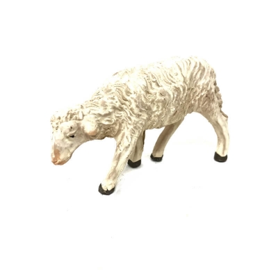 Pecora testa giù in terracotta per statuine del cm.12 € 4,00