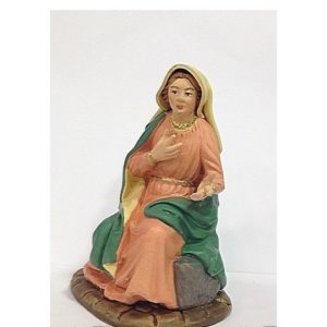 Statuina in terracotta cm 16 Madonna