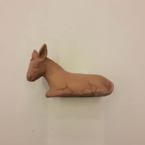 ASINELLO CM.10 IN TERRACOTTA NON DIPINTA
