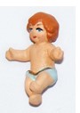 Bambin Gesù in terracotta per il cm.7 ( braccia aperte )