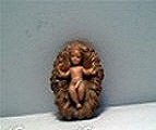 Statuina in terracotta del cm.3,5  Gesù bambino