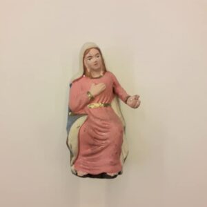 Statuina in terracotta del cm.7  Madonna