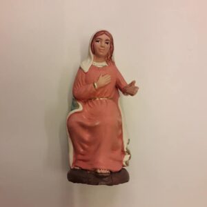 Statuina in terracotta del cm.10 Madonna