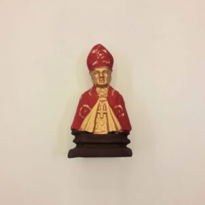 Busto di San Gennaro in terracotta H cm.6 circa cod. A 1